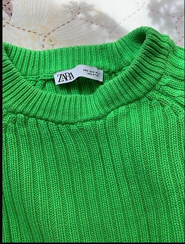 zara yeşil kazak