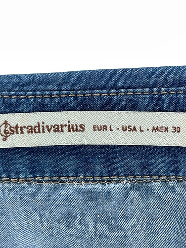 l Beden mavi Renk Stradivarius Gömlek %70 İndirimli.