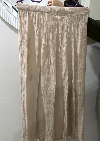Zara Bej Keten Bohem Uzun Kollu Gömlek