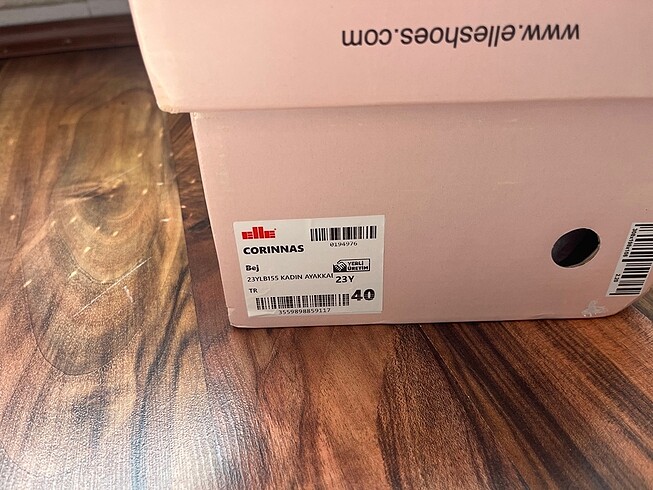40 Beden ELLE TAŞLI SNEAKER SPOR AYAKKABI