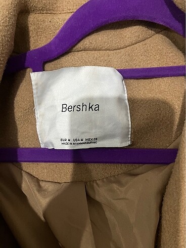 Bershka BERSHKA YÜN KARIŞIMLI KABAN TRENÇKOT