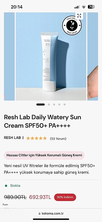 Güneş kremi