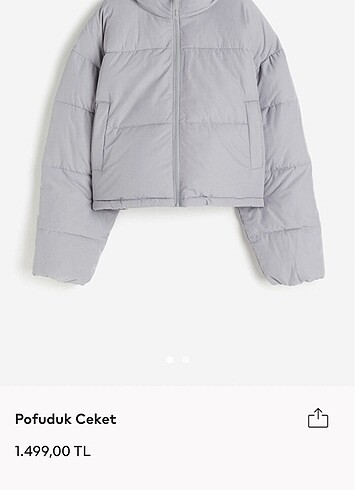 H&M şişme mont
