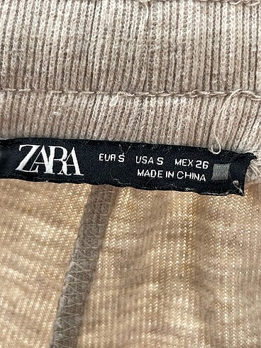 s Beden ten rengi Renk Zara Eşofman Altı %70 İndirimli.
