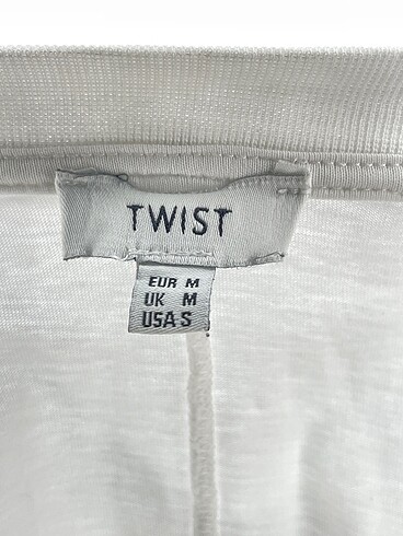 m Beden beyaz Renk Twist T-shirt %70 İndirimli.