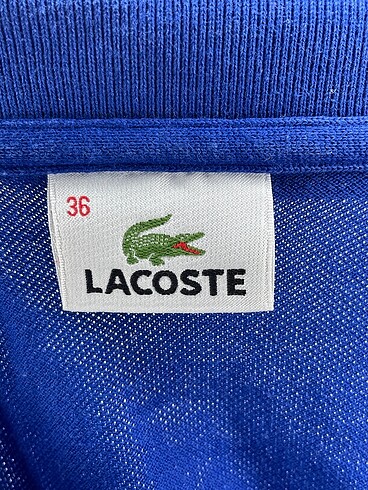36 Beden mavi Renk Lacoste T-shirt %70 İndirimli.