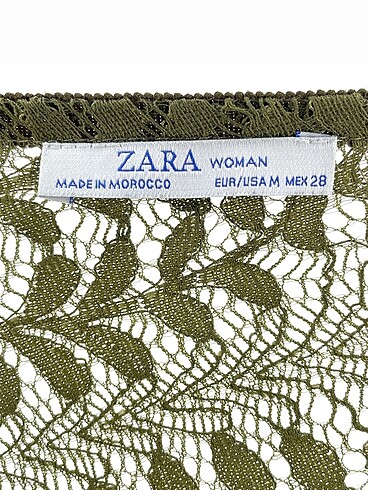 m Beden yeşil Renk Zara Uzun Elbise %70 İndirimli.