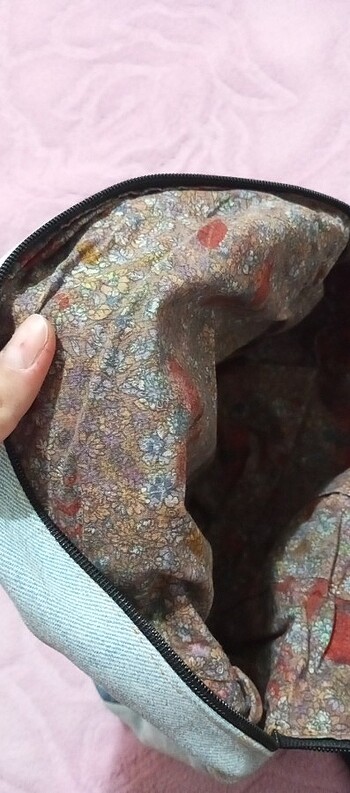 Beden Kot Kumaşından Sırt Çantası ????