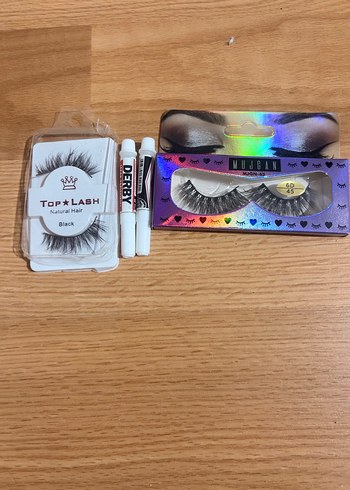 Siyah Doğal Saç Takma Kirpik Seti - Görsel 2