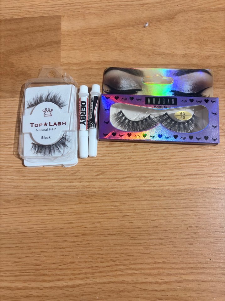 Siyah Doğal Saç Takma Kirpik Seti - Görsel 2