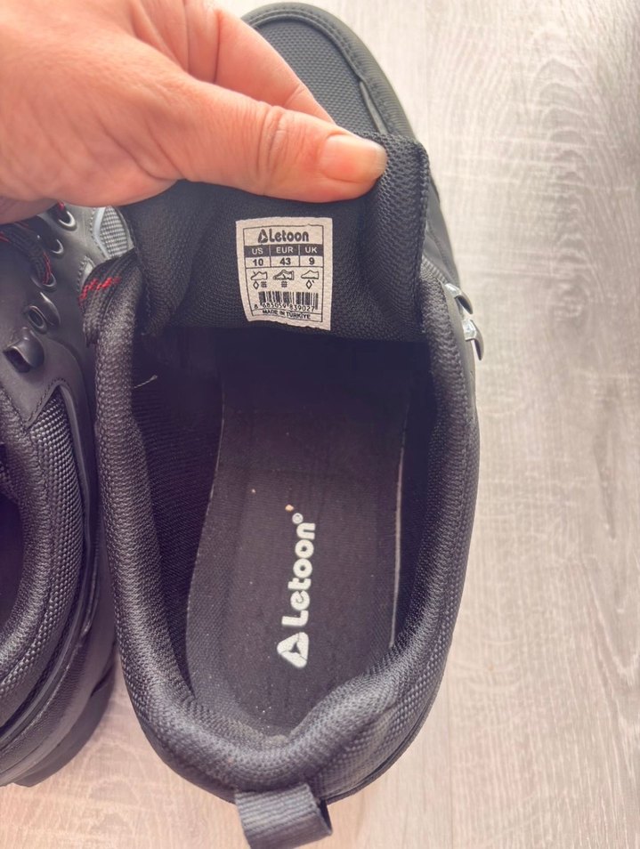 Siyah Gri Erkek Outdoor Spor Ayakkabı - Görsel 3