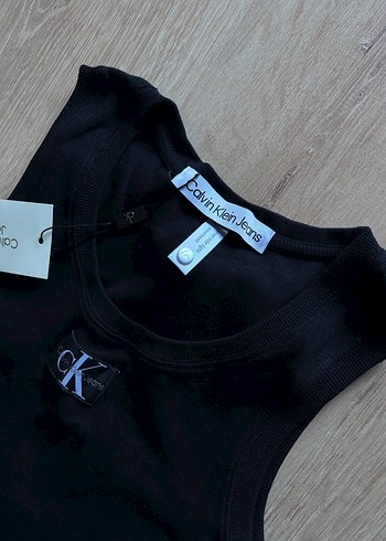 Siyah Calvin Klein Atlet Crop Top - Görsel 2