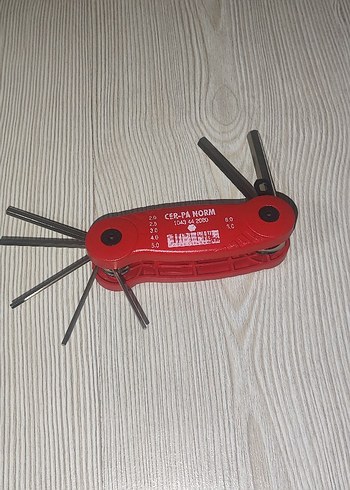 Cer-Pa Norm Çakı (Kaset) Alyan Takımı - Görsel 2