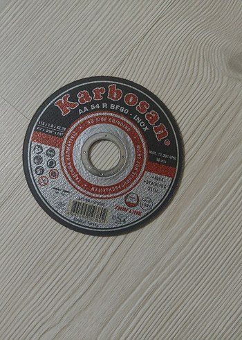 Karbosan Inox Paslanmaz Kesme taşı 5 adet - Görsel 2