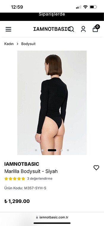 IAMNOTBASIC iamnotbasic bodysuit
