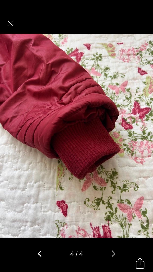 Kız Erkek farketmez bordo çocuk montu - Görsel 4