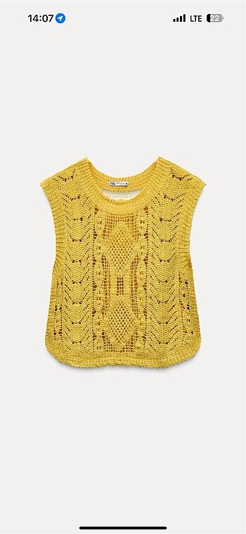 Zara Krose yelek bluz