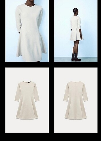 Zara interlok elbise