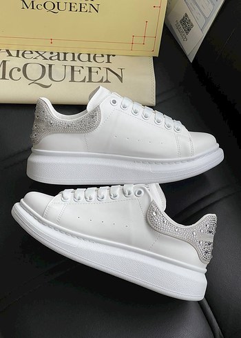 38 Beden çeşitli Renk Alexander McQueen Beyaz Kadın Spor Ayakkabı