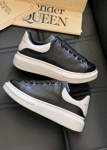 37 Beden çeşitli Renk Alexander McQueen Siyah Beyaz Erkek Spor Ayakkabı
