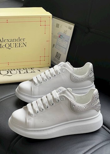 36 Beden Alexander McQueen Beyaz Platform Spor Ayakkabı