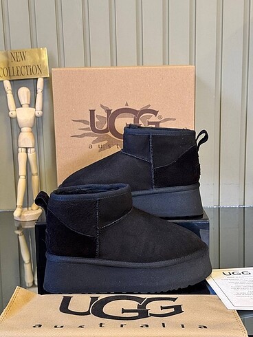 38 Beden ??UGG ?? 36/37/38/39/40/41 100%leather? Real fur ? Gerçek deri?