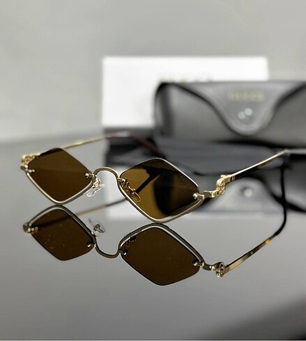 Beden GUCCİ?? Ekartman 50-18-142 Sunglasses+Box+Case+Cleaning Cloth