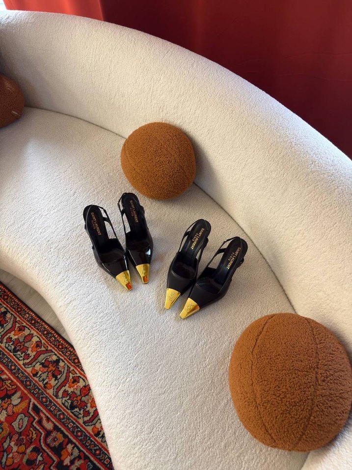 Siyah Deri Tokalı Stiletto Topuklu Kadın Ayakkabı - Görsel 3