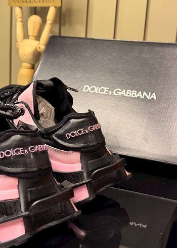 38 Beden çeşitli Renk Dolce&Gabbana Siyah Platform Kadın Spor Ayakkabı