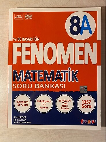 8 Sınıf Fenomen Matematik A Soru Bankası Gama Yayınları