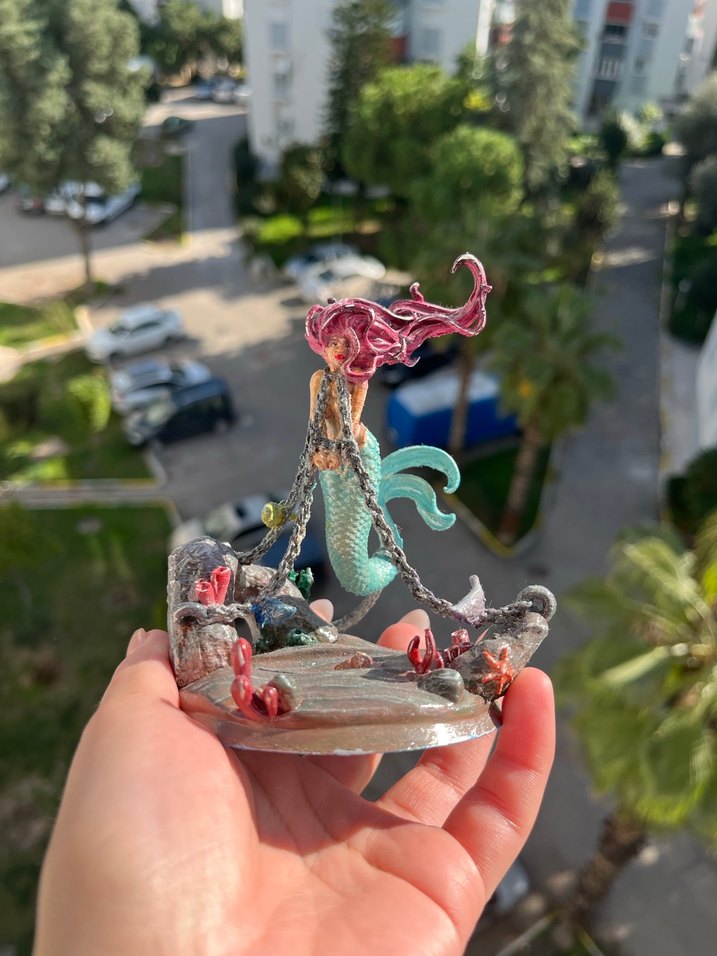 Renkli Deniz Kızı Figürü - Görsel 2
