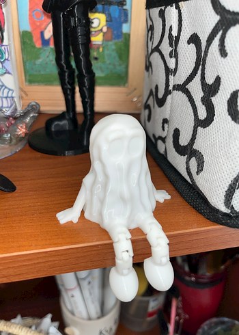 Beyaz Hareketli Hayalet Figür - Görsel 3