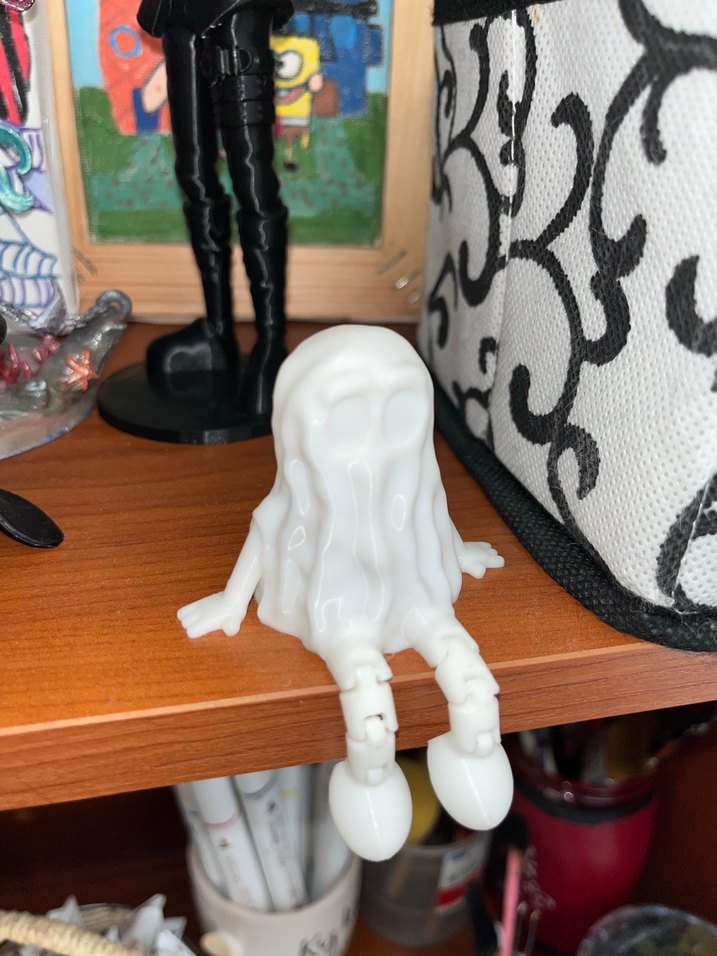 Beyaz Hareketli Hayalet Figür - Görsel 3