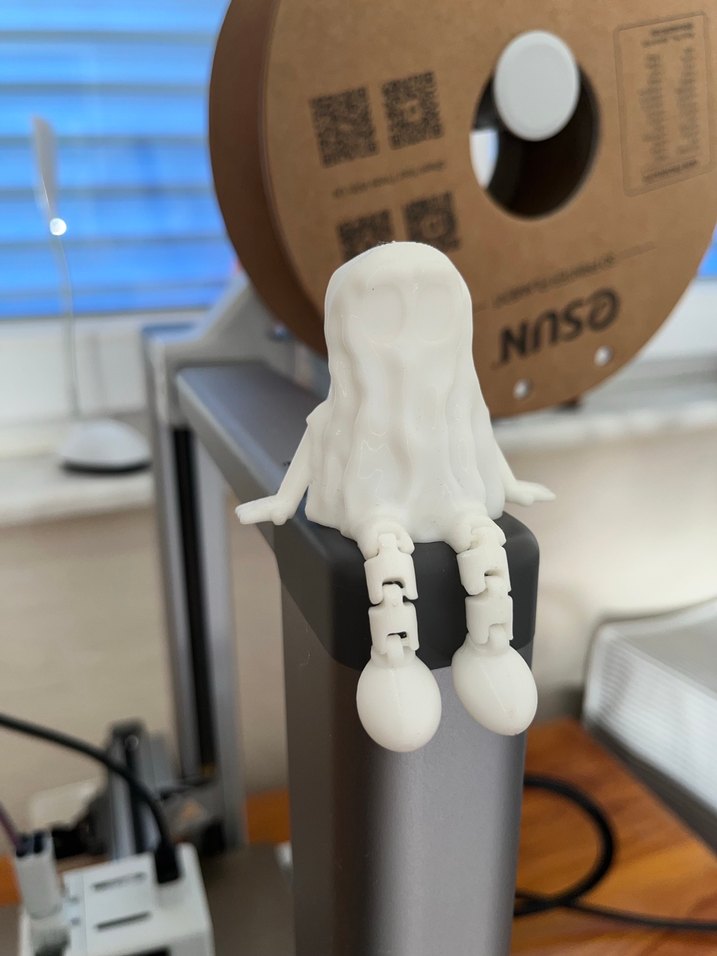 Beyaz Hareketli Hayalet Figür - Görsel 5