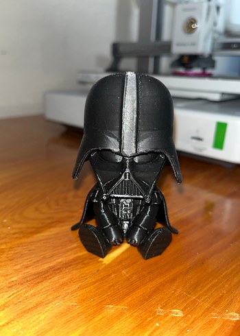 Küçük Siyah Star Wars Darth Vedar Figürü - Görsel 7