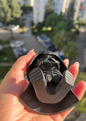 Küçük Siyah Star Wars Darth Vedar Figürü - Görsel 6