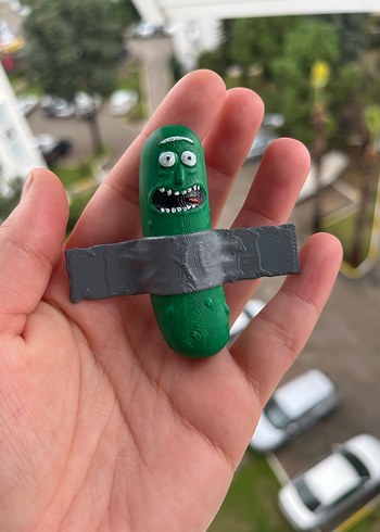 Rick and morty - pickle magneti - Görsel 4