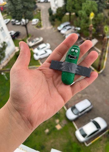 Rick and morty - pickle magneti - Görsel 5