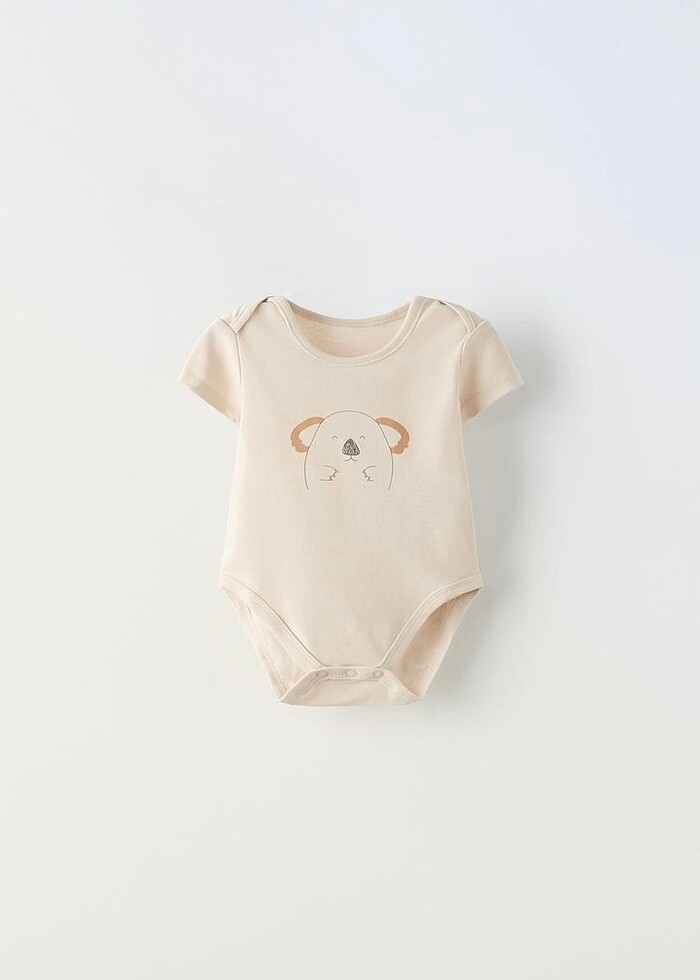 ZARA HAYVAN KOTİFLİ 1-3 AYLIK 5?Lİ BODY PAKETİ ETİKETLİ ORJİNAL  - Görsel 3