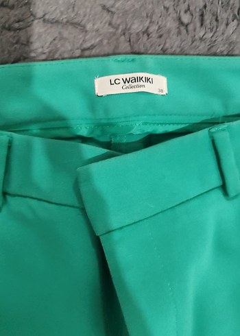 LC Waikiki LC Waikiki Yeşil Kadın Kumaş Pantolon