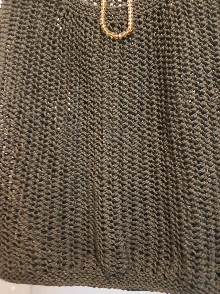 Zincir Detaylı Örgü Bohem Bluz - Görsel 2