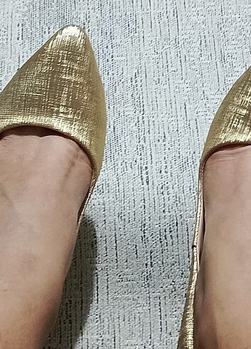 Diğer Simli, ince topuklu gece ayakkabısı