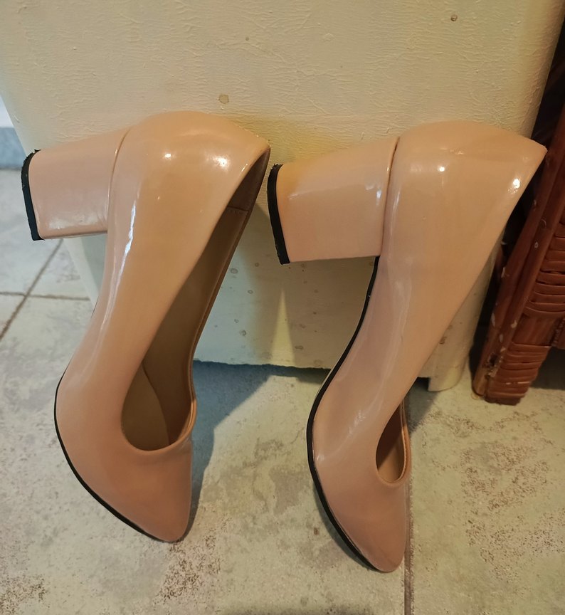 Bej Stiletto Topuklu Kadın Ayakkabı, Butigo 37 - Görsel 3