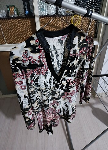 Mode Bravo çok renkli bluz, M - Görsel 2