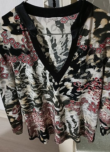 Mode Bravo çok renkli bluz, M - Görsel 3