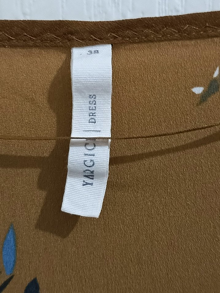 Bohem V Yaka Yargıcı elbise, 38 beden - Görsel 4