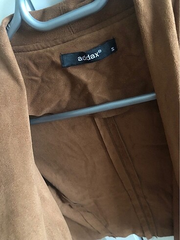 Süet asimetrik ceket - Görsel 2