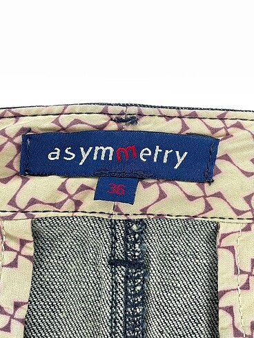36 Beden lacivert Renk Asymmetry Mini Etek %70 İndirimli.