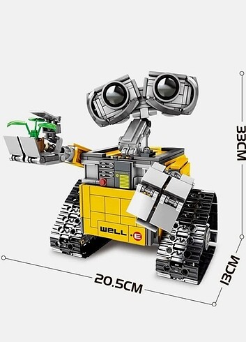 Beden Renk Lego 21303 ideas wall-e