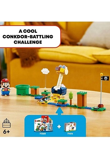 LEGO® Super Mario? Conkdor'un Kafa Tokmağı Ek Macera Seti 71414